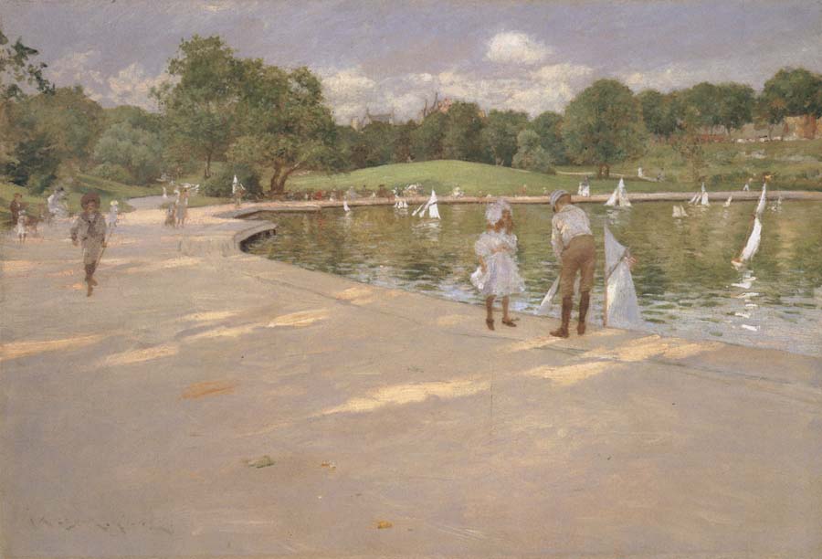 William Merritt Chase Lilliputian Boat Lake